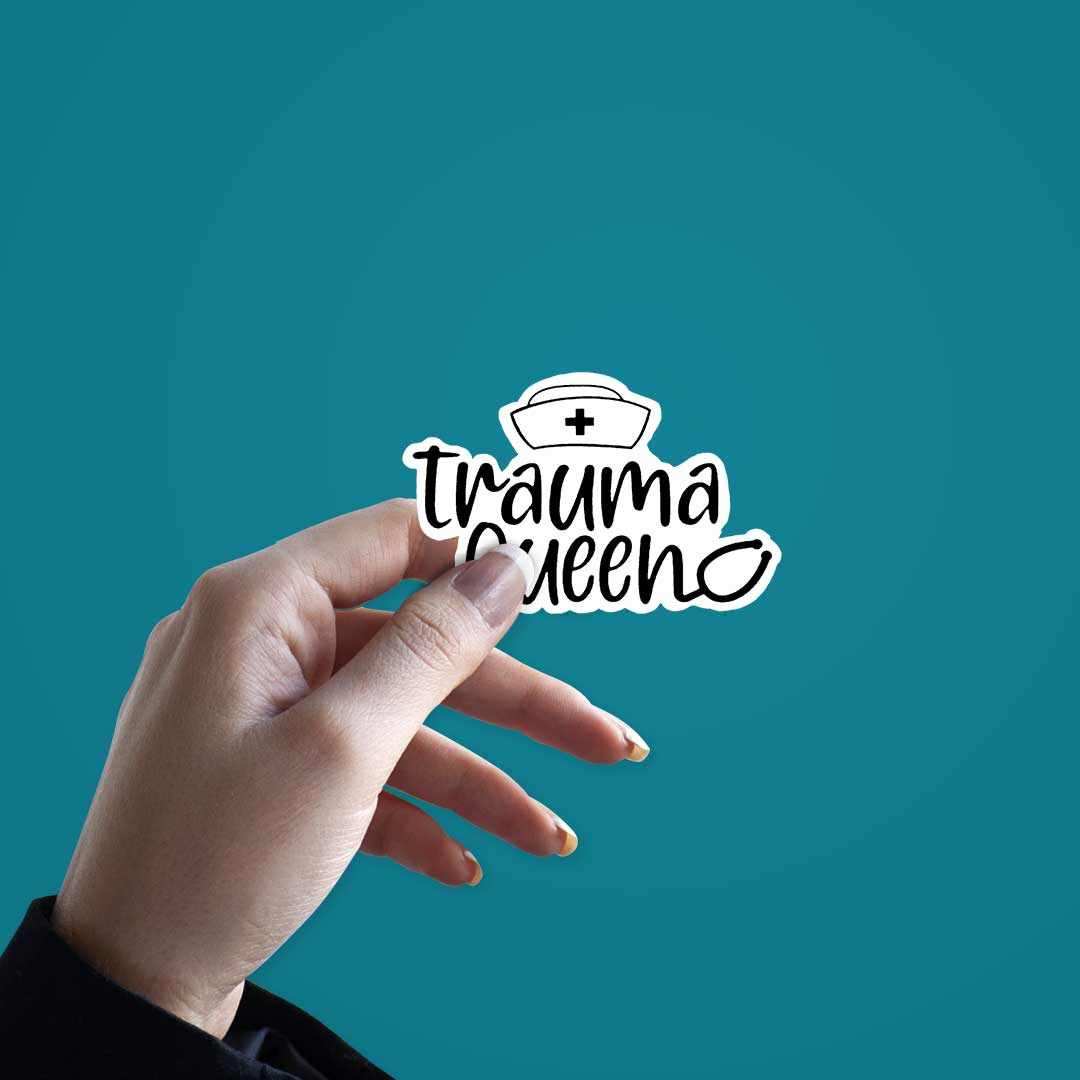 Trauma Queen Sticker | STICK IT UP