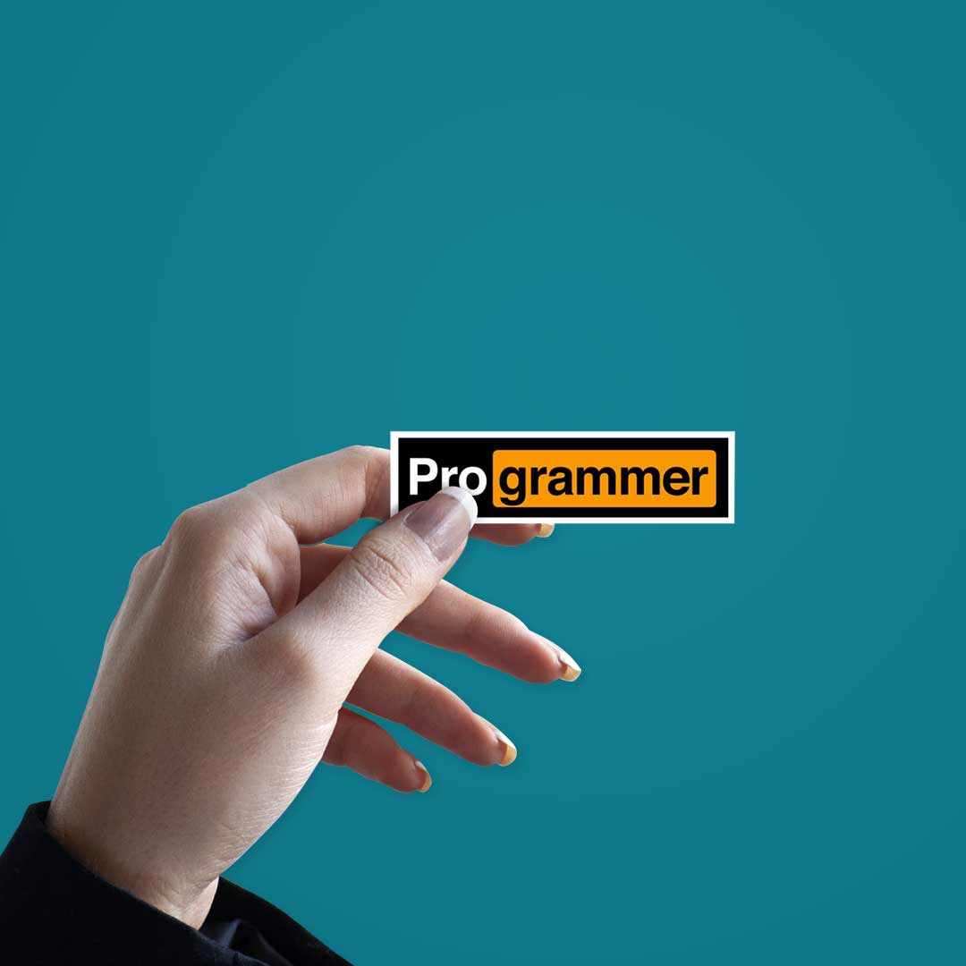 Pro-Grammer Sticker | STICK IT UP