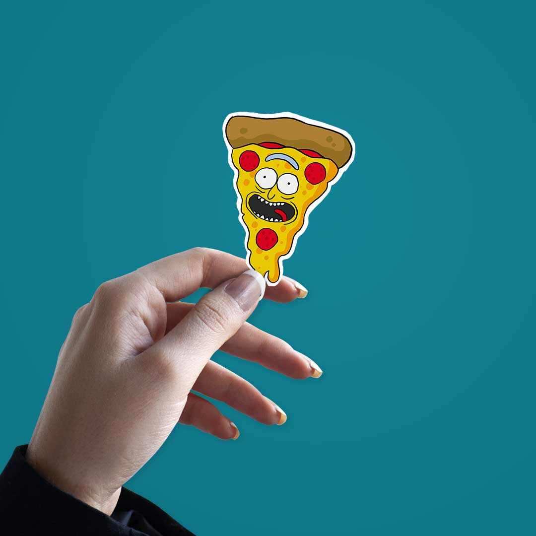 Pizza-Rick Sticker | STICK IT UP