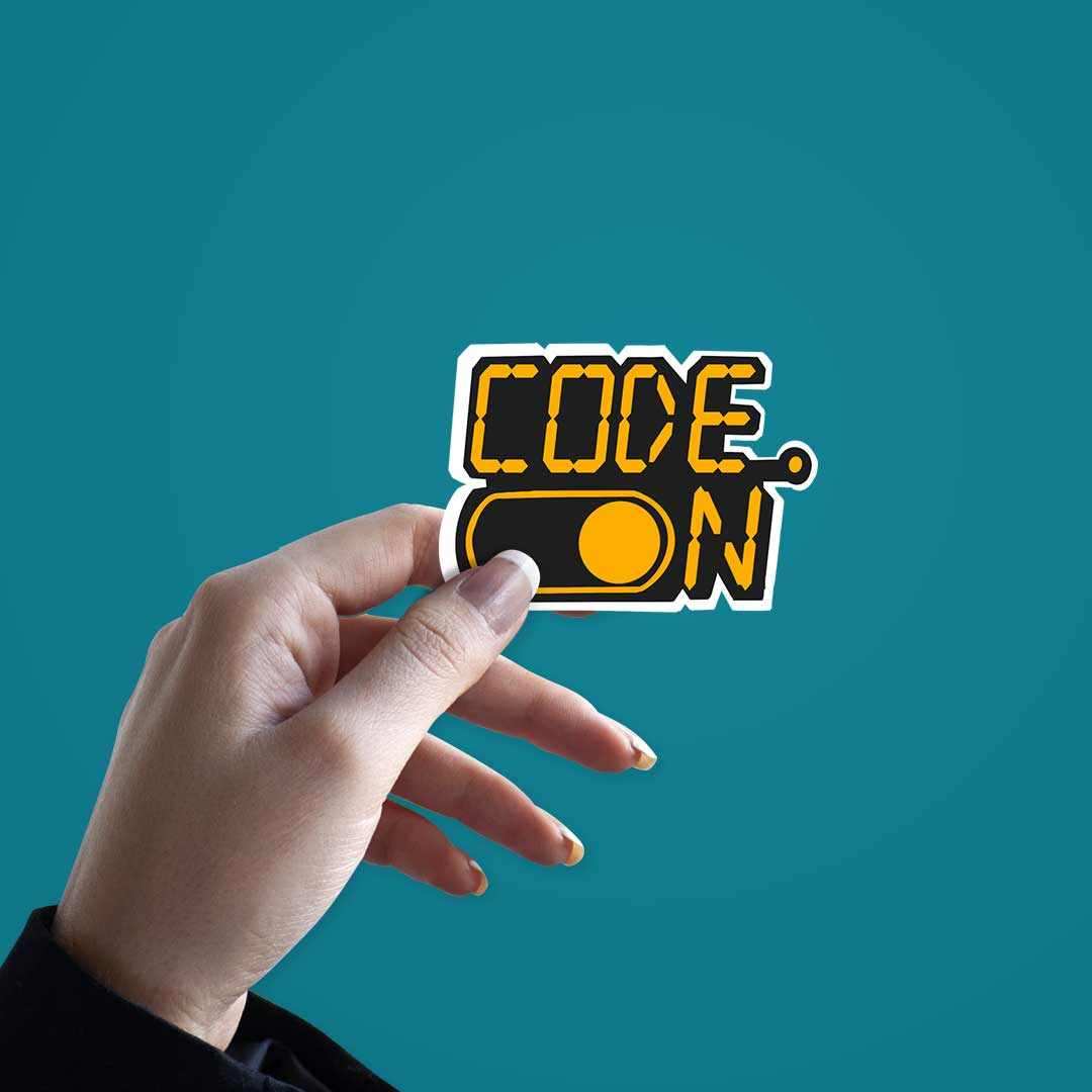 Code On Sticker | STICK IT UP