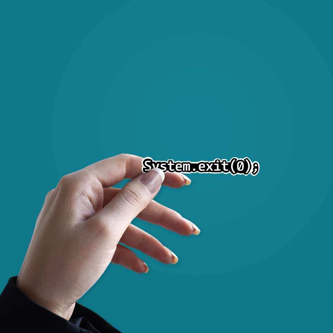 System Exit Sticker | STICK IT UP