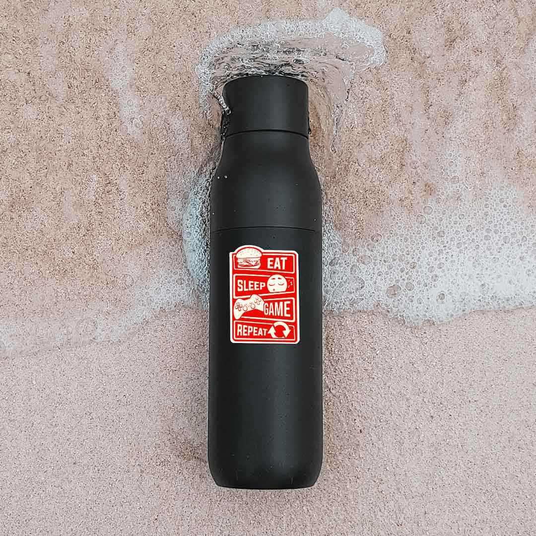 Eat Sleep Game Repeat Sticker | STICK IT UP
