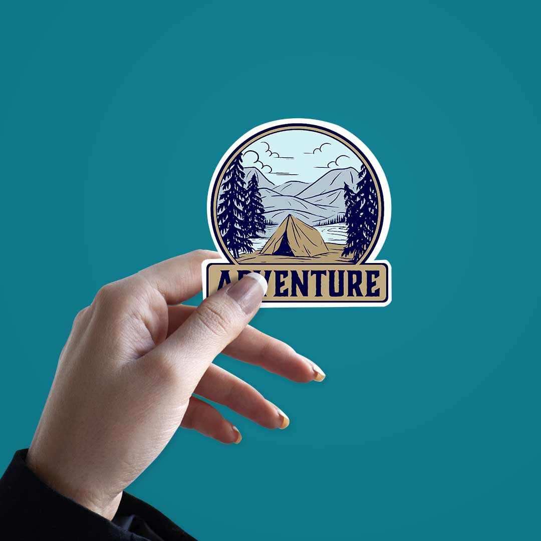 Adventure - Camping Sticker | STICK IT UP