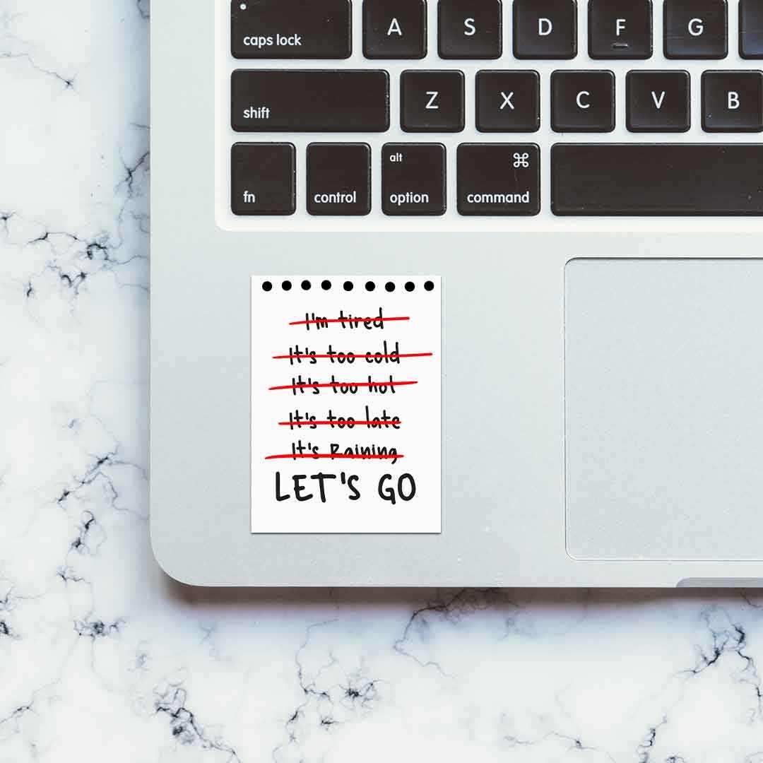 Let's GO Sticker | STICK IT UP