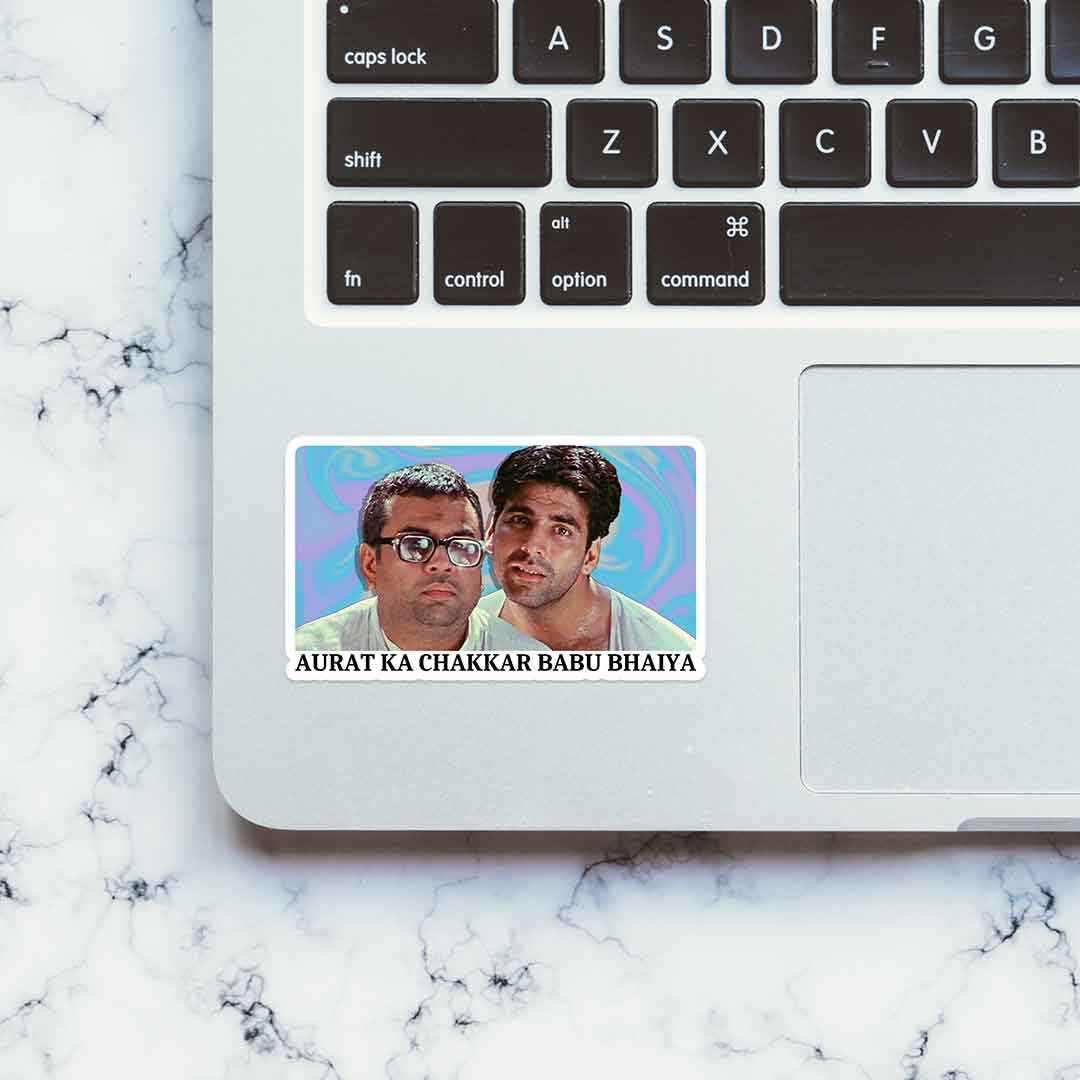 Hera Pheri - Aurat ka chakkar Babu Bhaiya Sticker | STICK IT UP