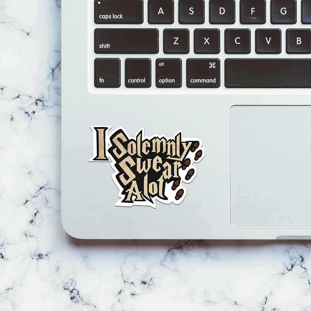 I Solemnly Swear Alot Sticker | STICK IT UP
