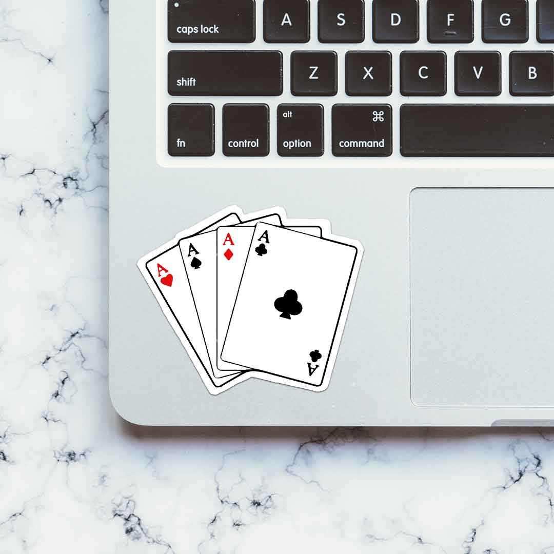 Clubs Card Sticker | STICK IT UP