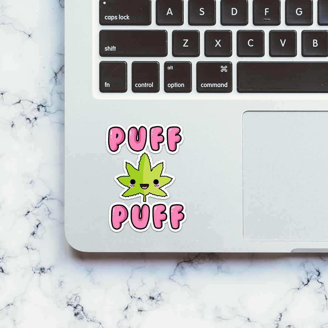 Puff Puff Weed-Weed Sticker | STICK IT UP
