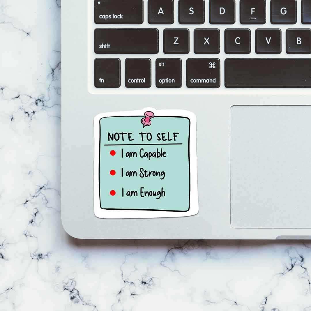 Note To Self Sticker | STICK IT UP