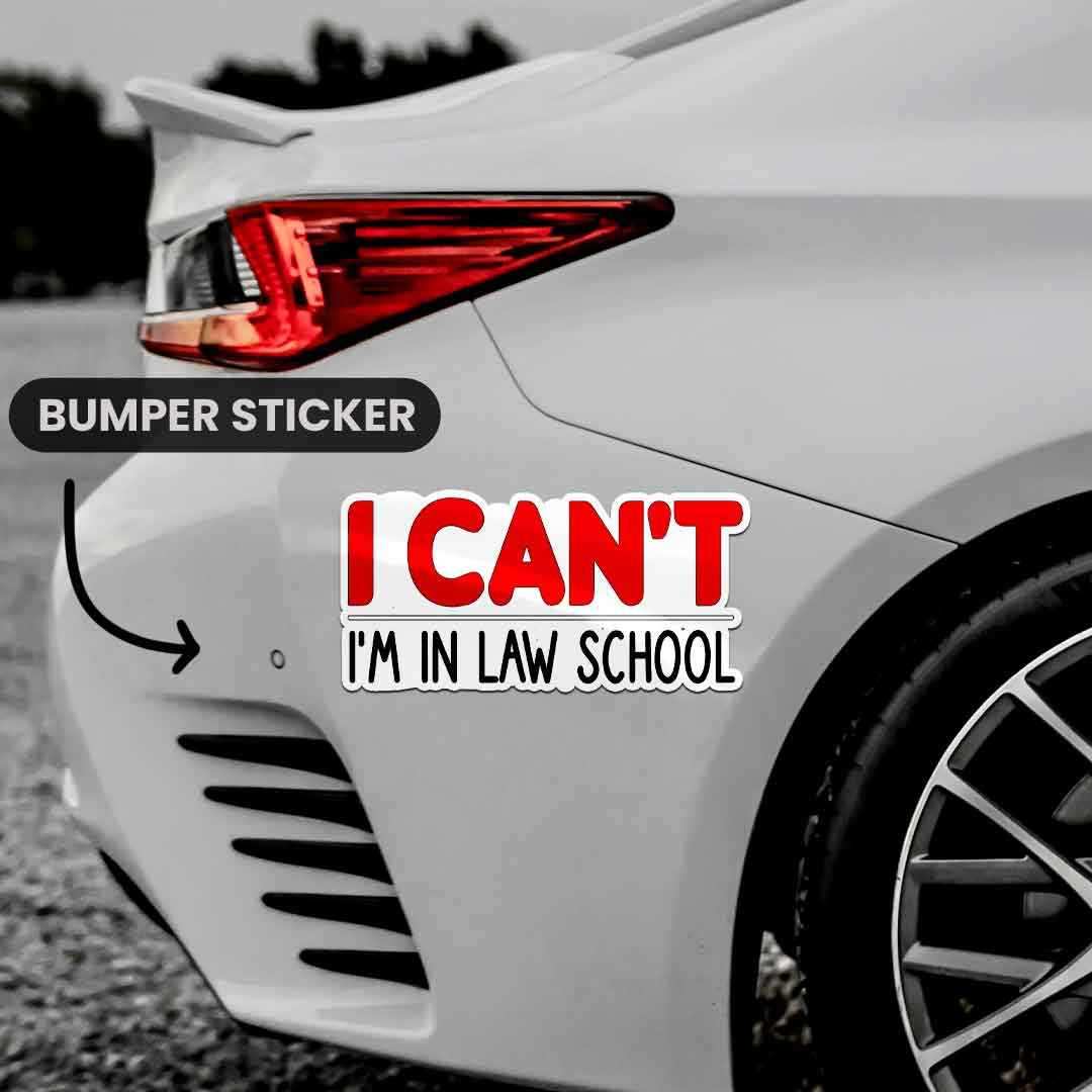 Law School Bumper Sticker | STICK IT UP
