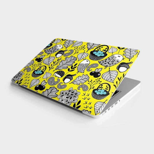 Bird yellow Laptop Skin | STICK IT UP