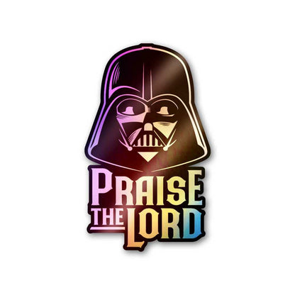 Praise The Lord Holographic Sticker