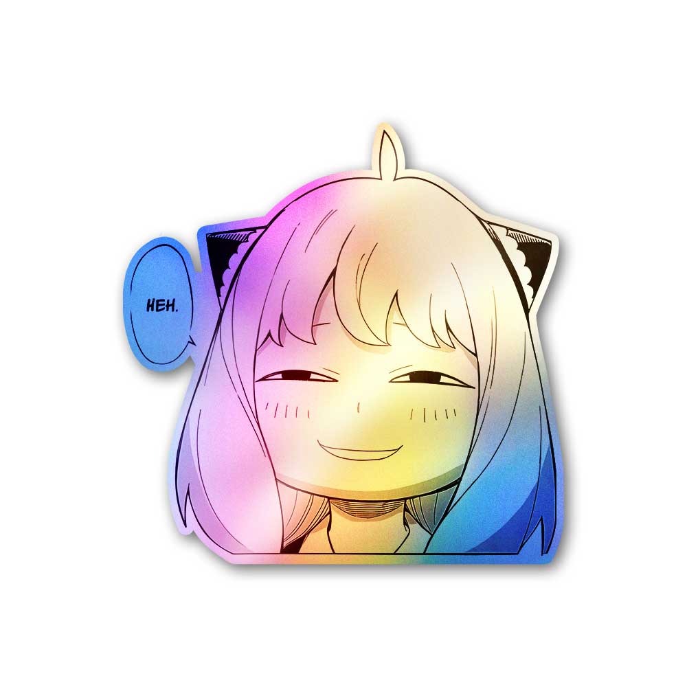 Anya Heh Holographic Sticker