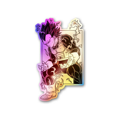 Vegeta Holographic Sticker