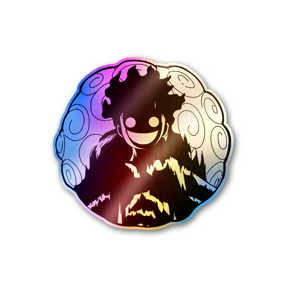 Luffy Awakening Holographic Sticker