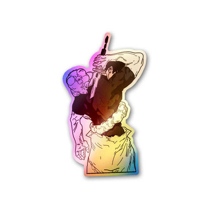 Toji Back Holographic Sticker