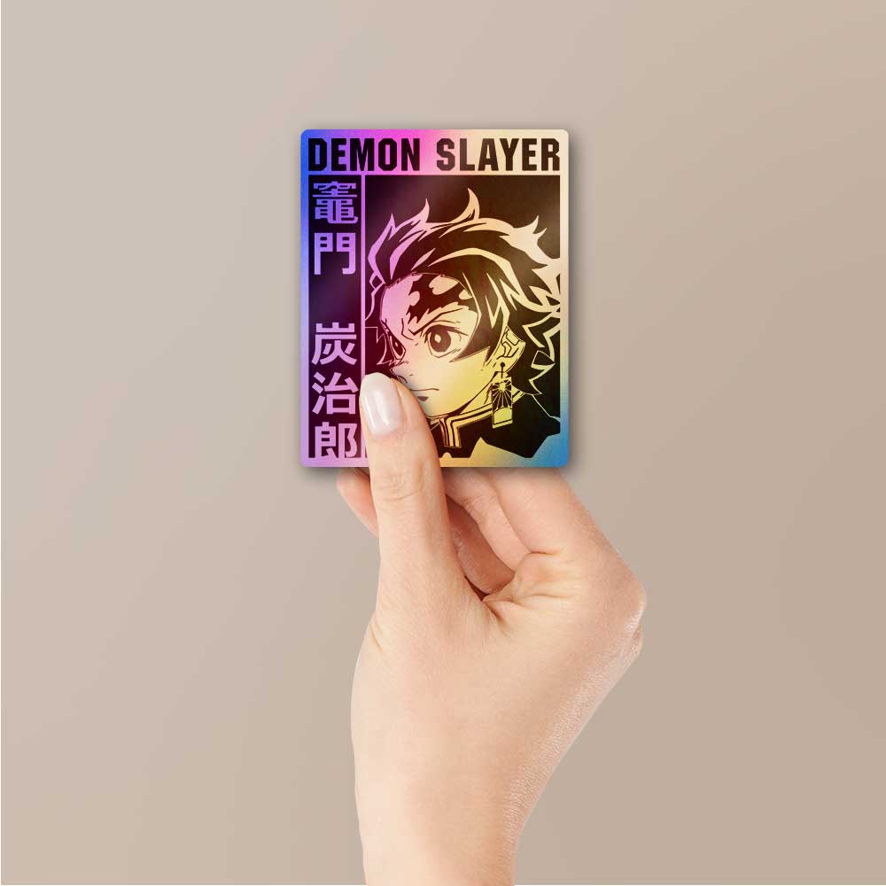 Demon Slayer Tanjro Holographic Sticker