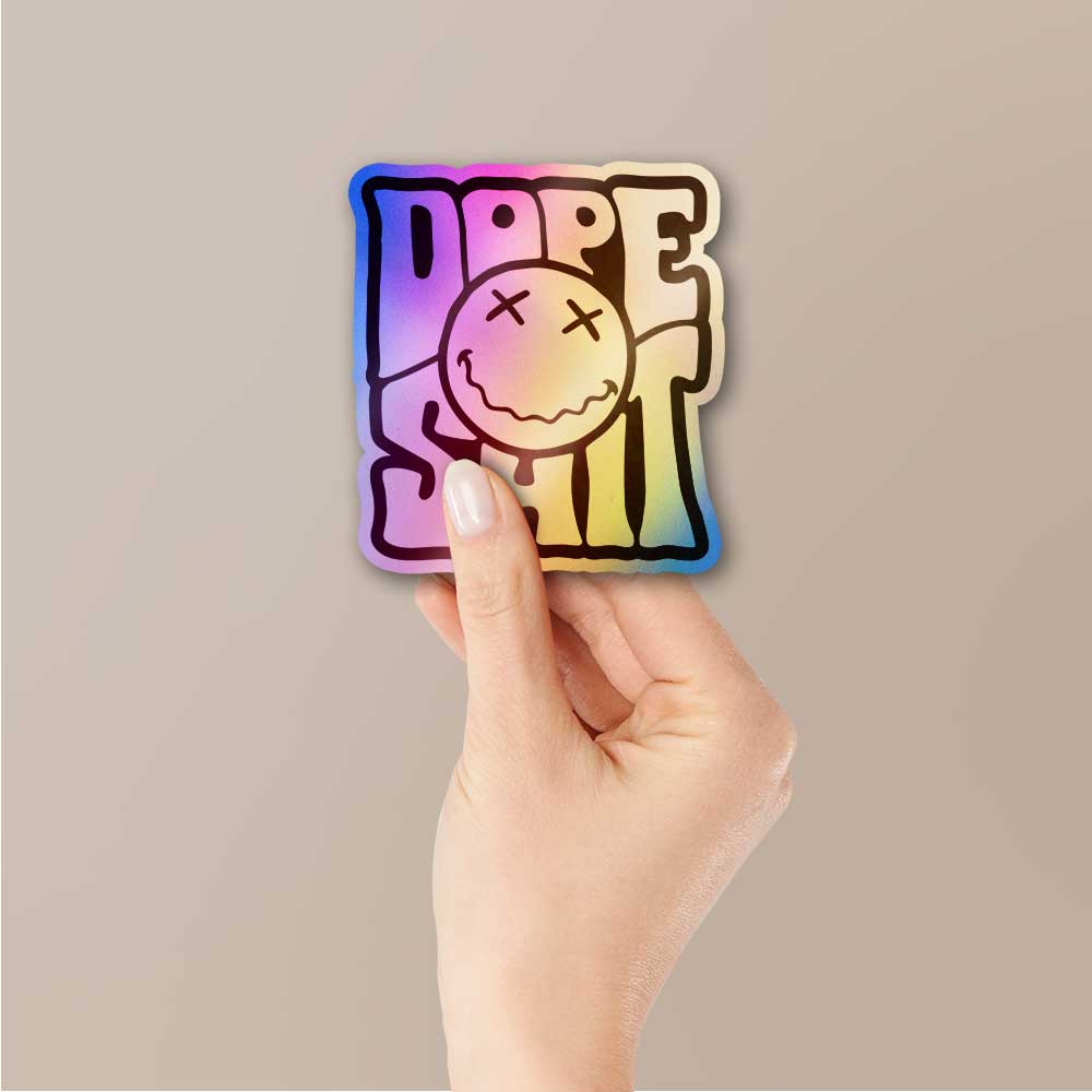 Dope Sheet Holographic Sticker