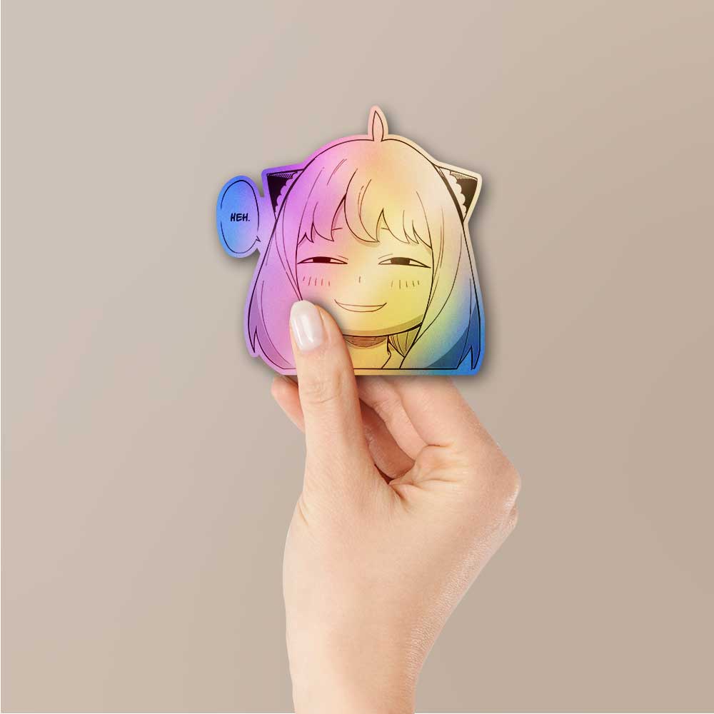 Anya Heh Holographic Sticker