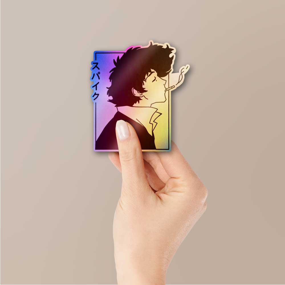 Cowboy Bebop Holographic Sticker