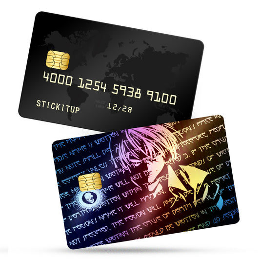 Light Yagami  Holographic Credit Card Skin