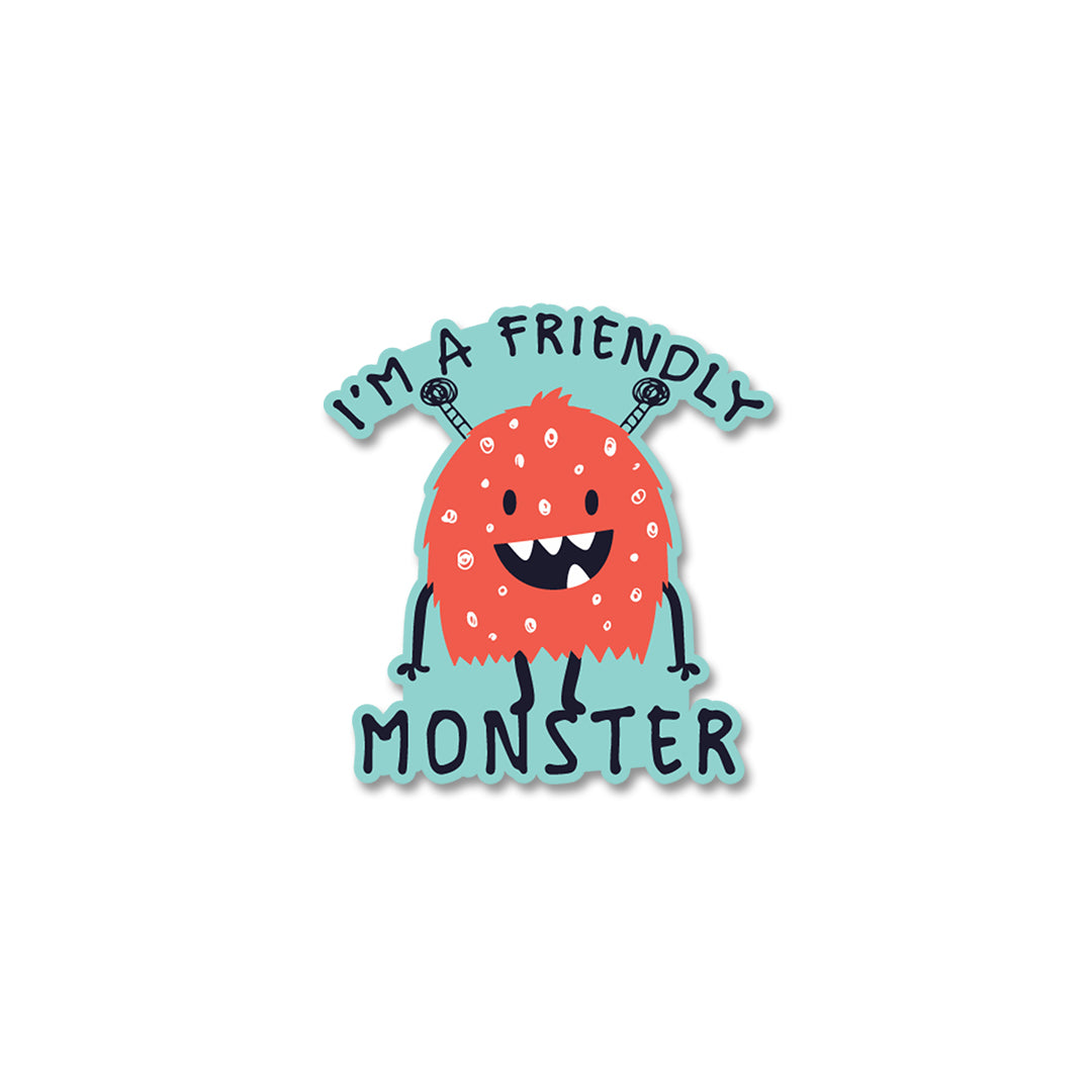 Im A Friendly Monster Stickers