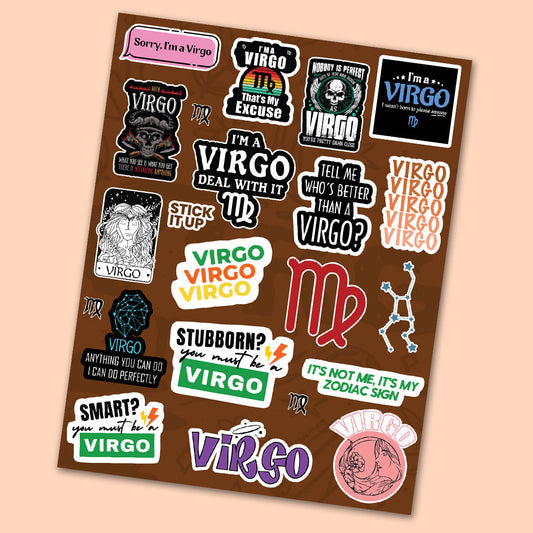 Virgo Mini Sticker Sheet