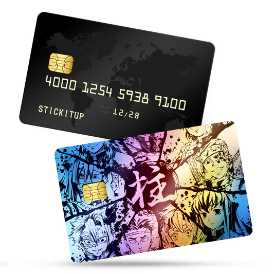 Demon Slayer Holographic Credit Card Skin