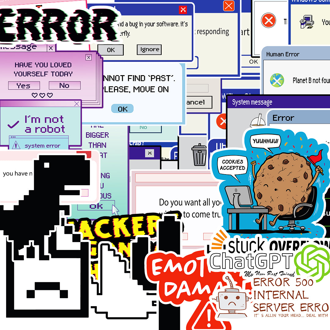 Error Sticker Packs [50 sticker]