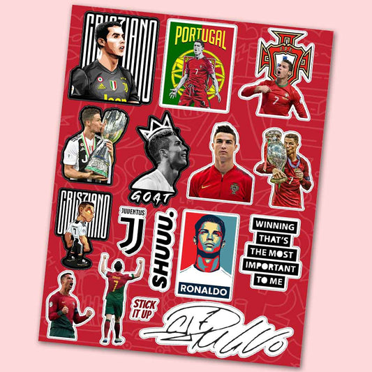 Cristiano Ronaldo Mini sticker sheet