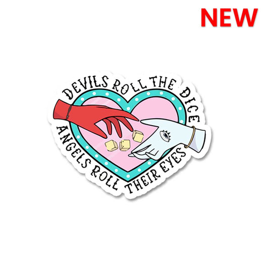 Devil Roll The Dice Sticker