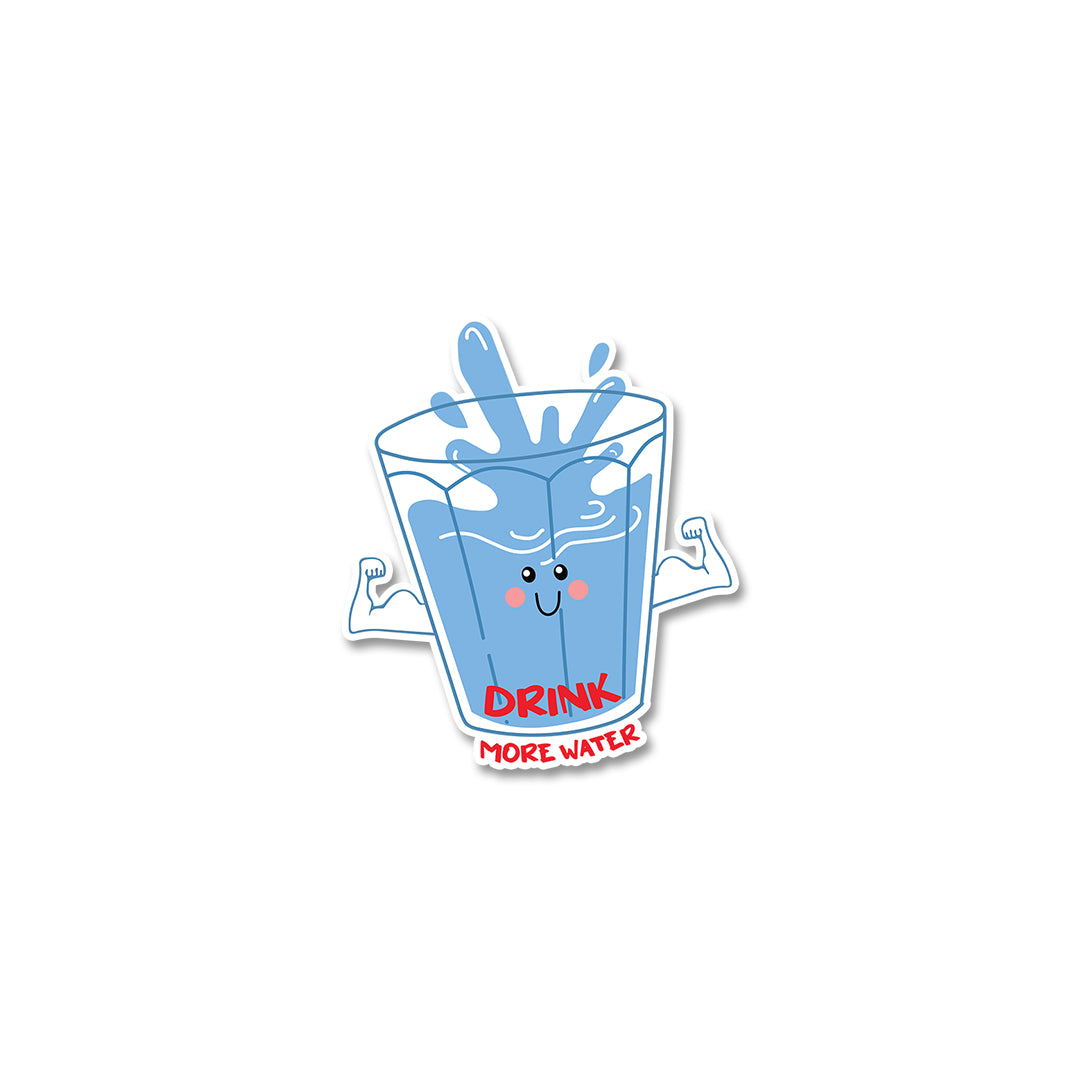 Drink More Water Sticker