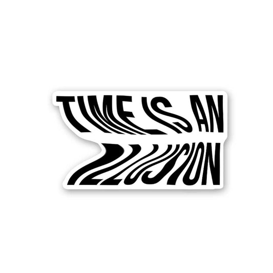 Time As An Illusion Sticker