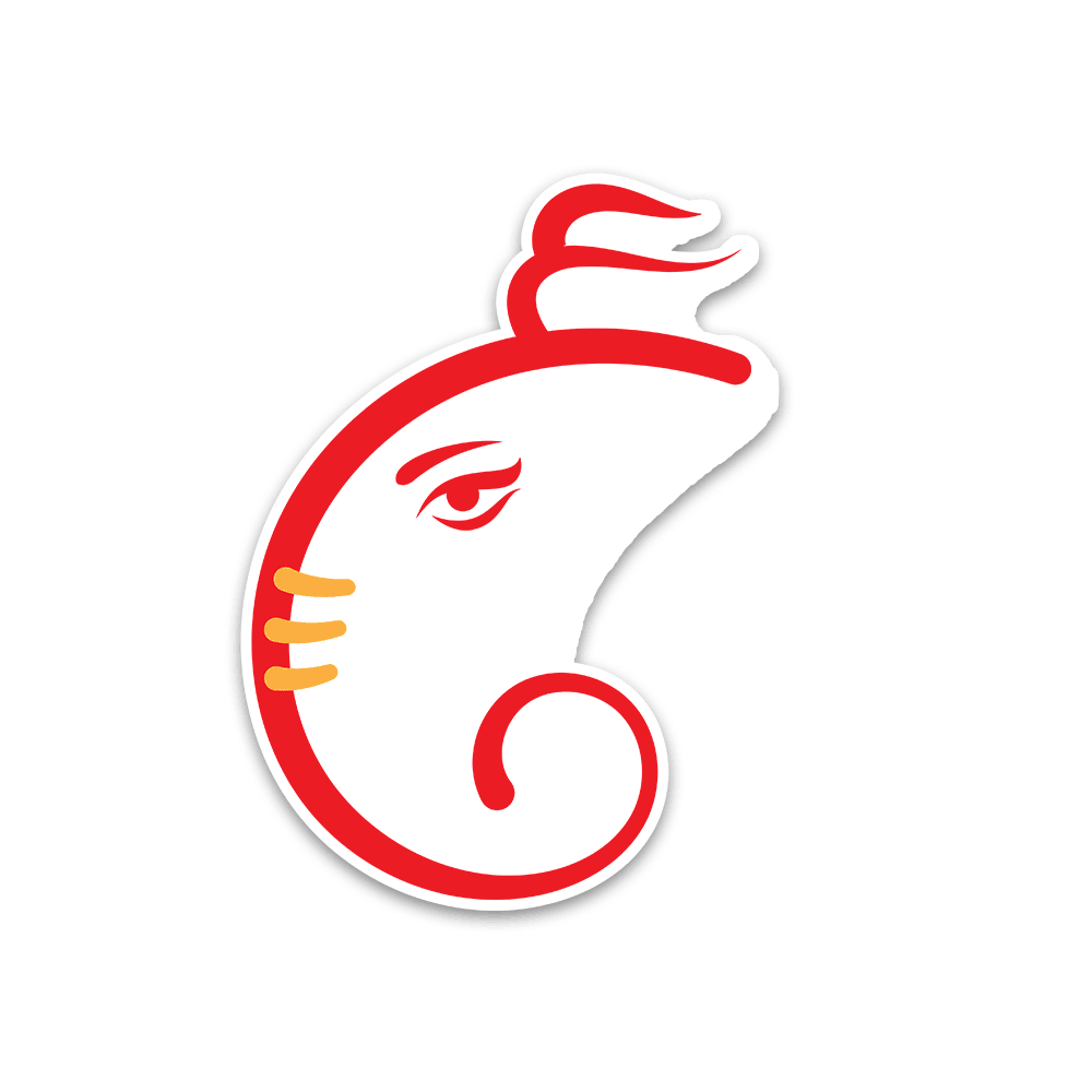 Lord Ganesha 2.0 Bumper Sticker