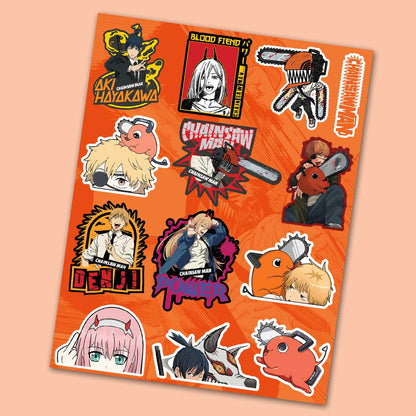 Chainsaw Man Mini Sticker Sheet