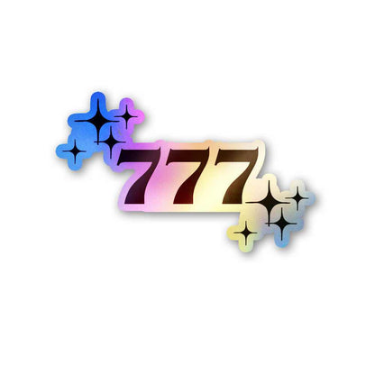 777 Holographic Stickers | STICK IT UP