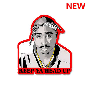 Keep Ya'Head Up Sticker