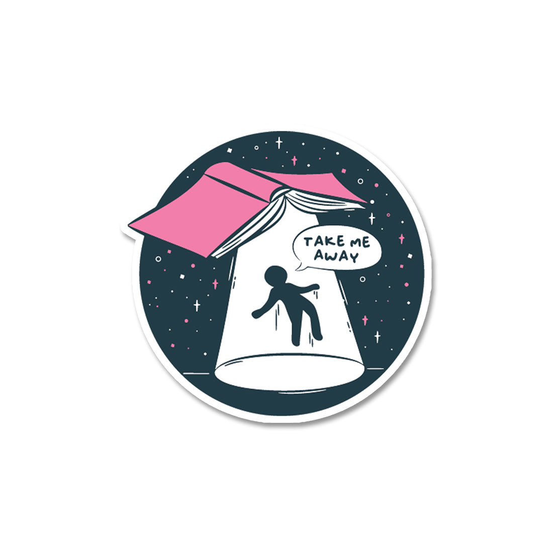 Take Me Away Sticker