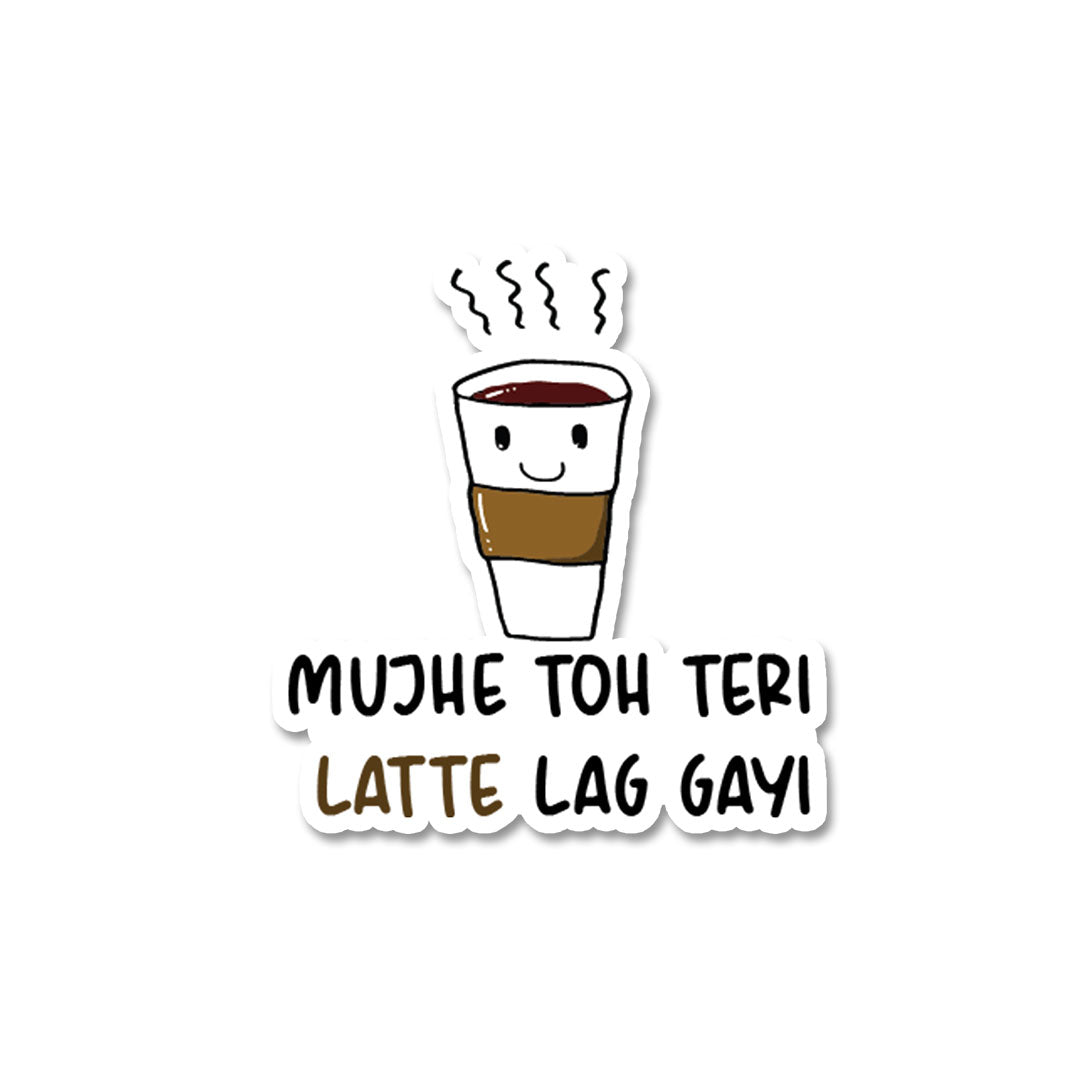 Latte Lag Gayi Sticker