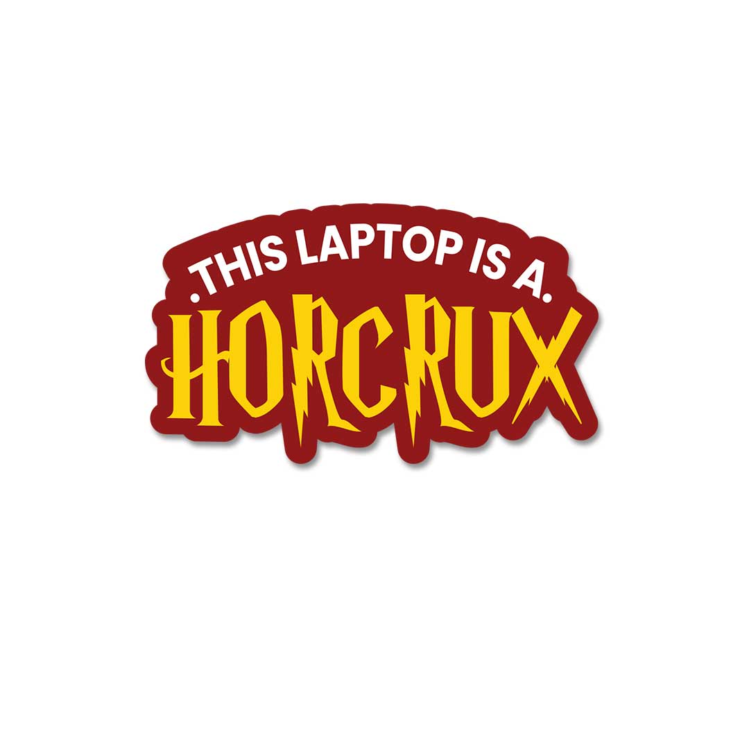 This Laptop Is A Horcrux  Sticker