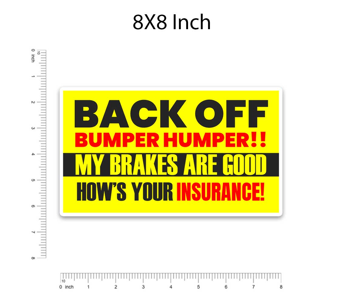 Back Off Bumper Sticker