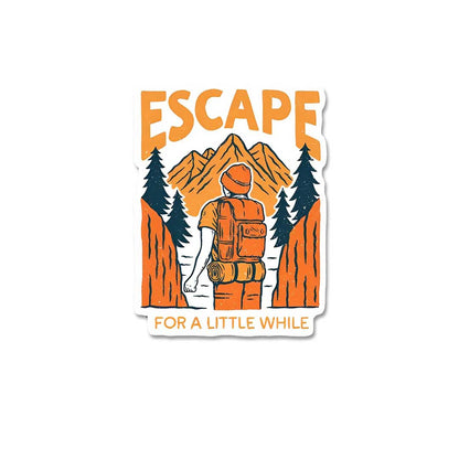 Escape For A Little While  Sticker