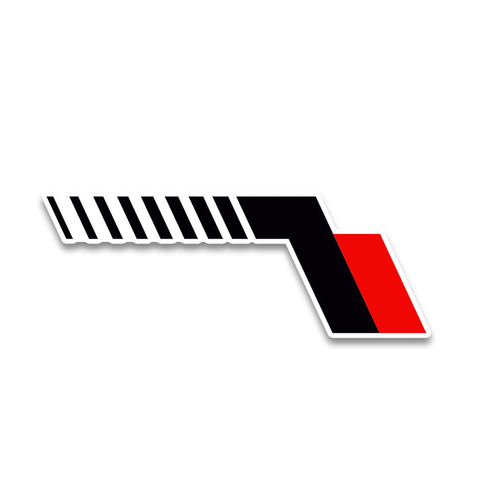 Car Stripes Bumper Sticker