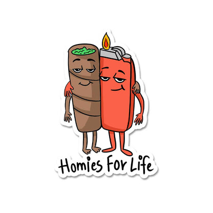 Homies For Life  Sticker