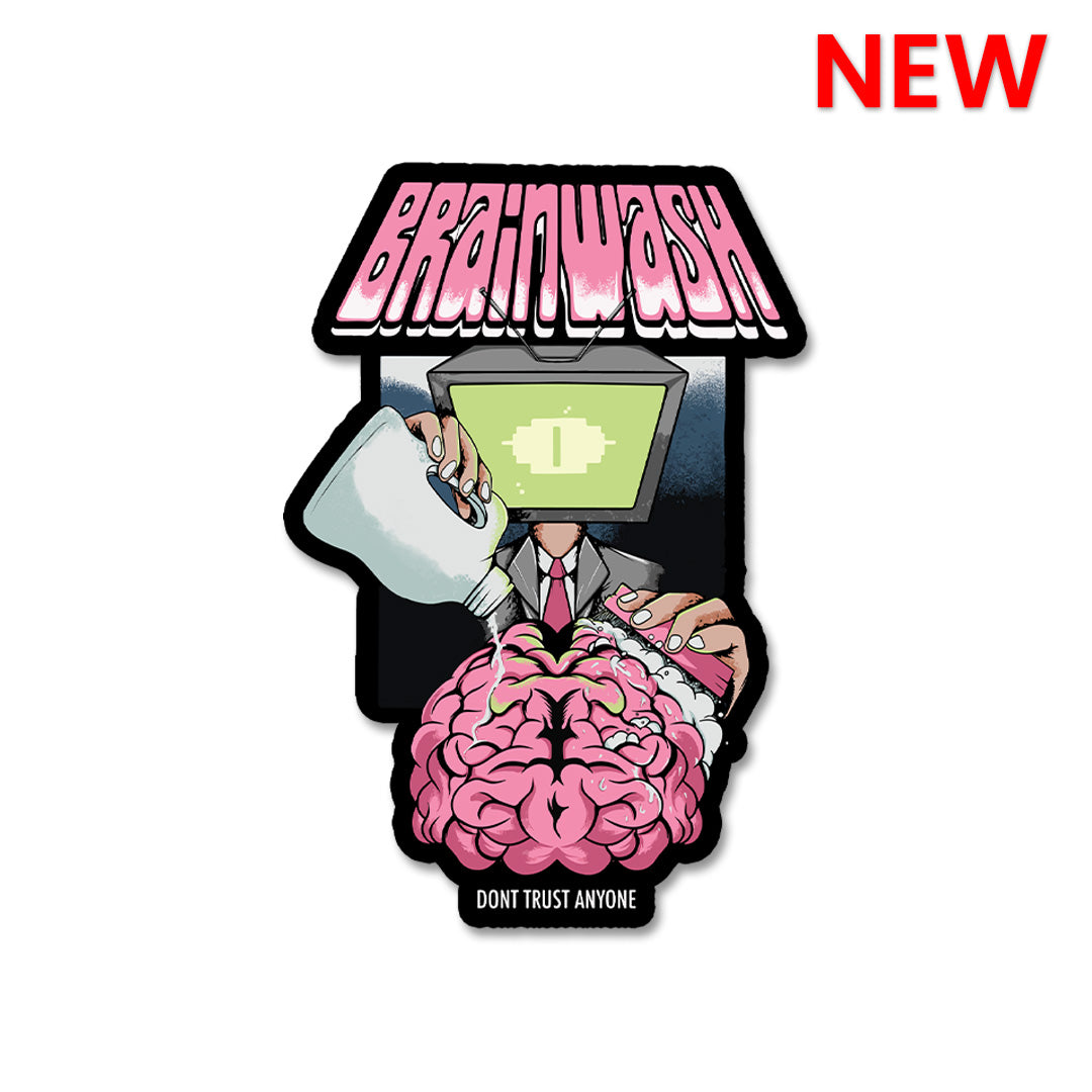 Brain Wash Sticker