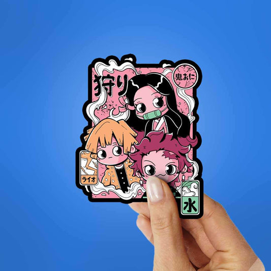 The Slayer of Demons Trio Sticker