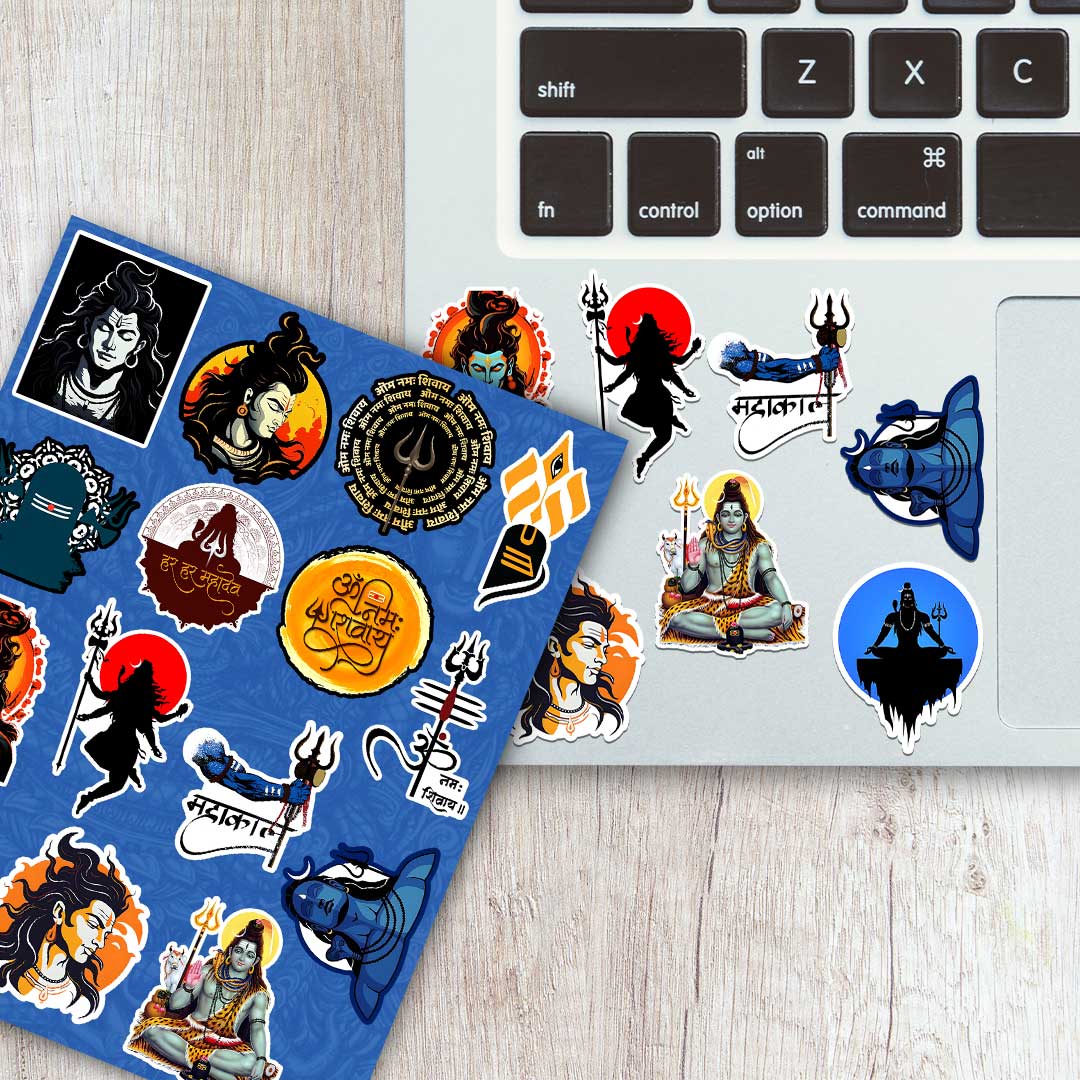 Lord Shiva Mini Sticker Sheet