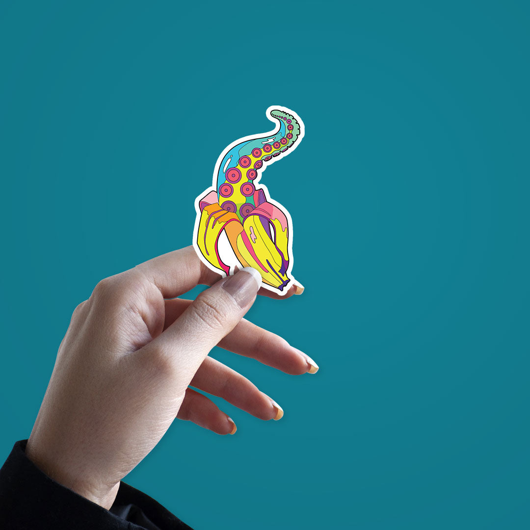 Tripy Banana Sticker