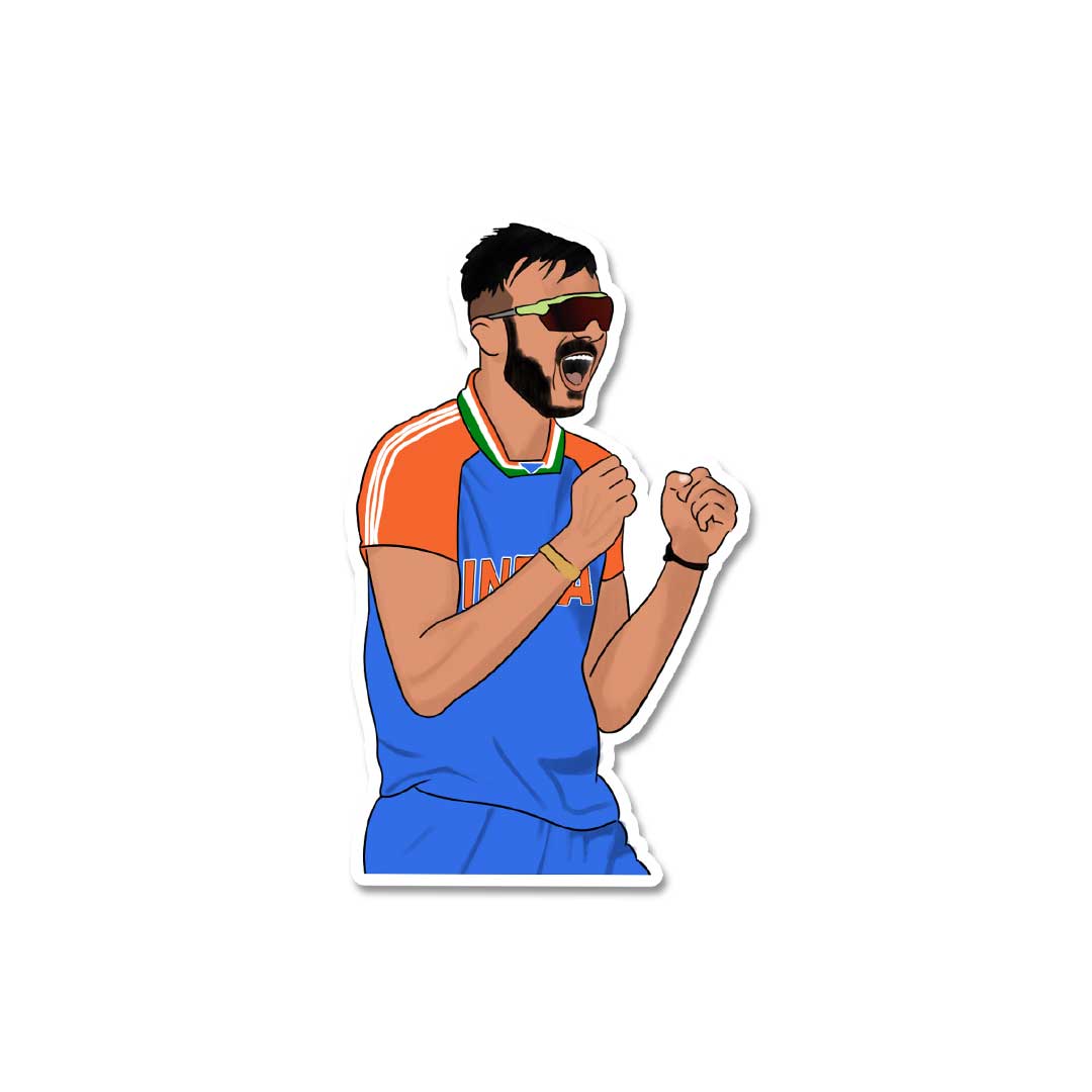 Axar Patel  Sticker