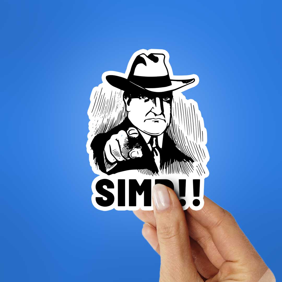 Simp Sticker